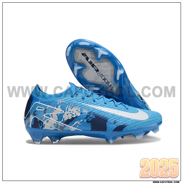 Nike Botas De Fútbol AIR Zoom Mercurial Vapor 16 Elite XXV FG Azul/Blanco/Negro