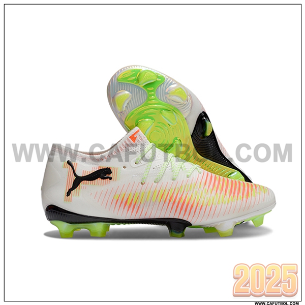 PUMA Botas De Fútbol FUTURE 8 ULTIMATE FG/AG Blanco/Naranja