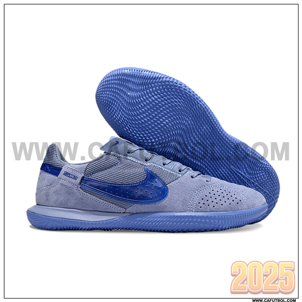 Nike Botas De Fútbol Streetgato Gris/Azul -02