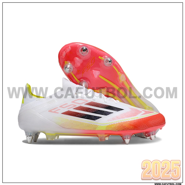 Adidas Botas De Fútbol F50 Elite SG Blanco/Naranja