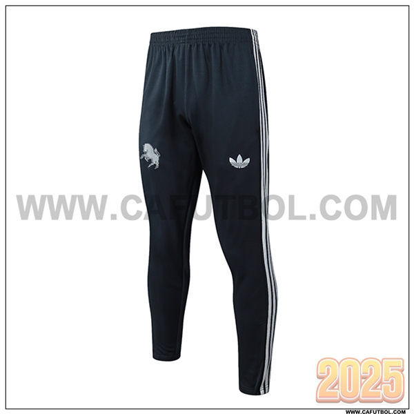 Pantalones Entrenamiento Juventus Negro/Gris 2025 2026