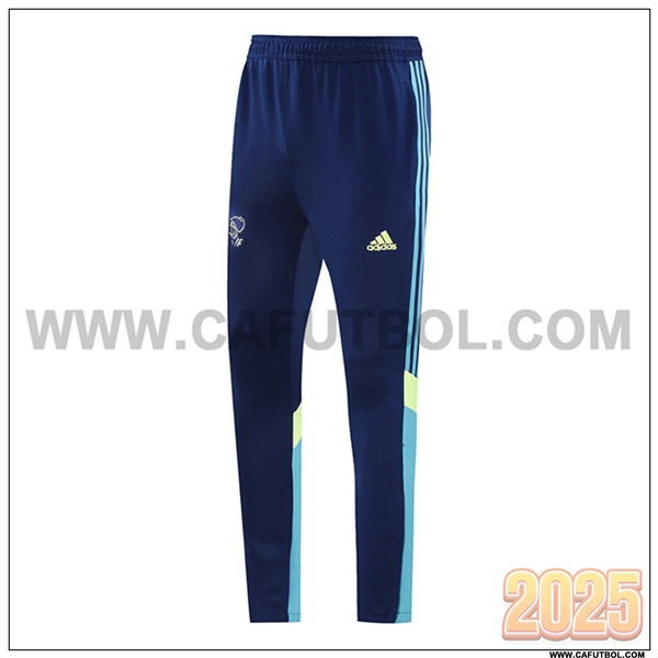 Pantalones Entrenamiento Ajax Azul/Verde 2025 2026