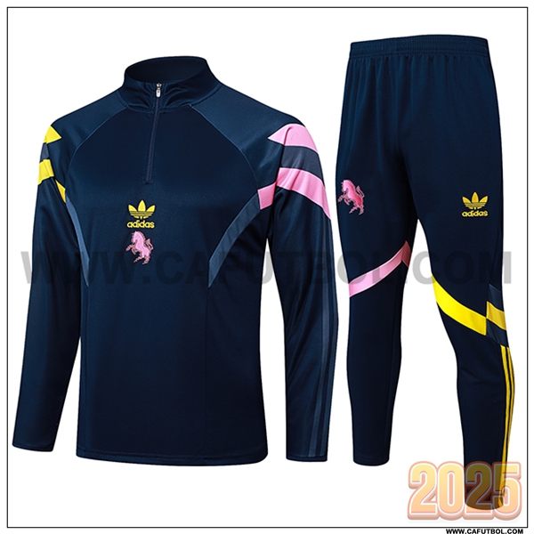 Chandal de Futbol Juventus Azul/Rosa/Amarillo 2025 2026