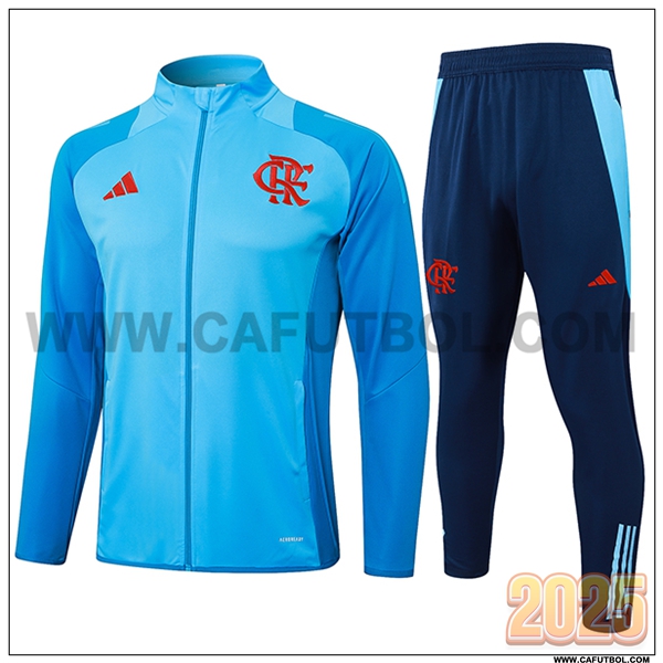 Chandal Chaquetas Futbol Flamenco Azul 2025 2026