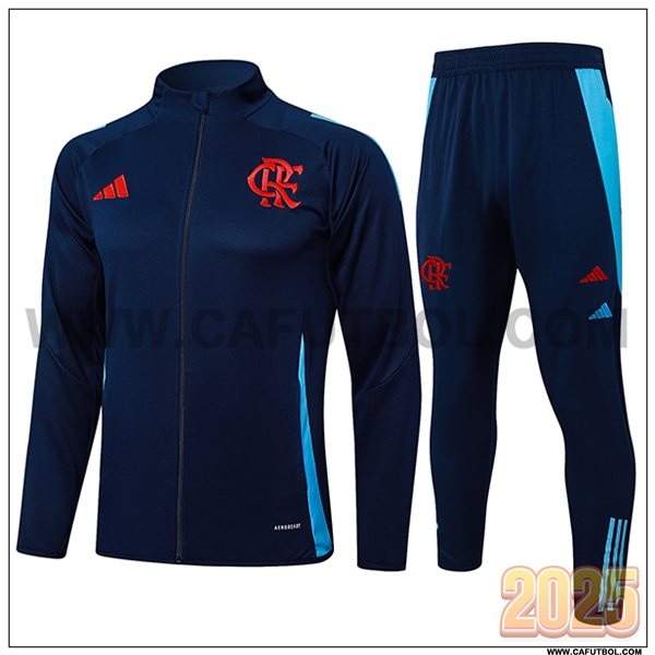 Chandal Chaquetas Futbol Flamenco azul real 2025 2026
