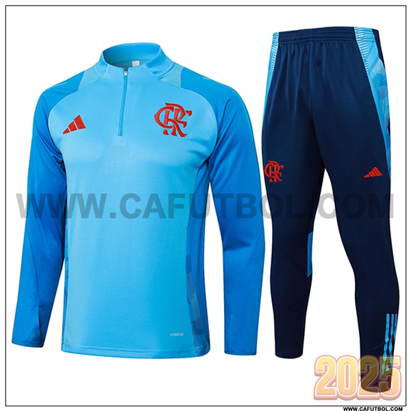 Chandal de Futbol Flamenco Azul 2025 2026