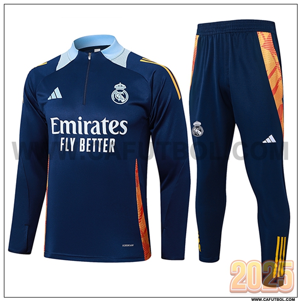Chandal de Futbol Real Madrid azul real 2025 2026