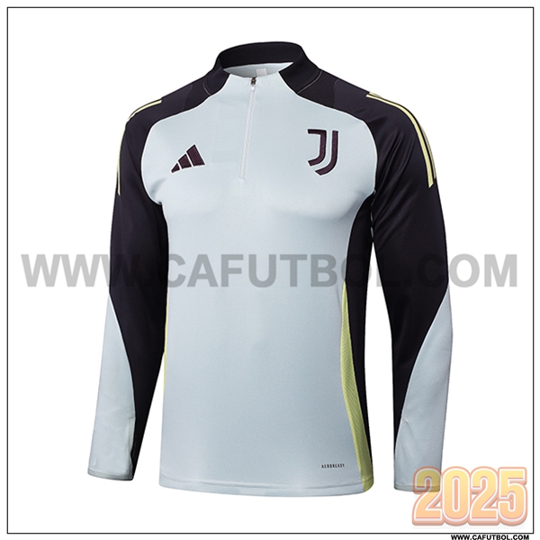Sudadera de Entrenamiento Juventus Gris/Negro/Amarillo 2025 2026