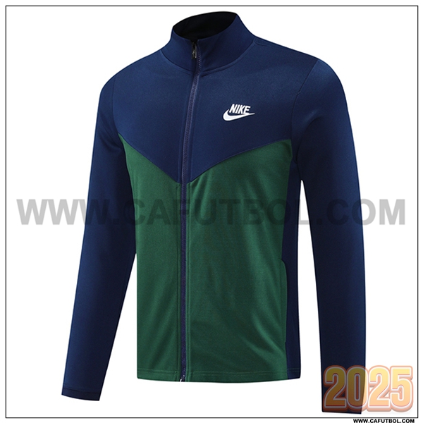 Chaquetas Futbol Nike Azul/Verde 2025 2026