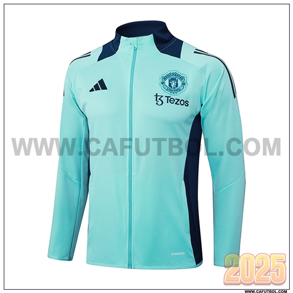 Chaquetas Futbol Manchester United Verde 2025 2026