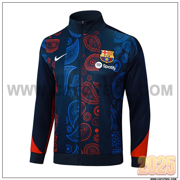 Chaquetas Futbol FC Barcelona Azul/Rojo 2025 2026