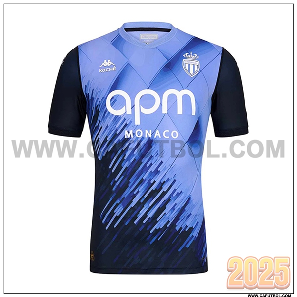 Camiseta de Futbol AS Monaco Azul Edicion especial 2024 2025