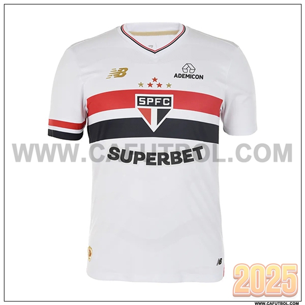 Nuevo Primera Camiseta Futbol Sao Paulo FC 2025 2026