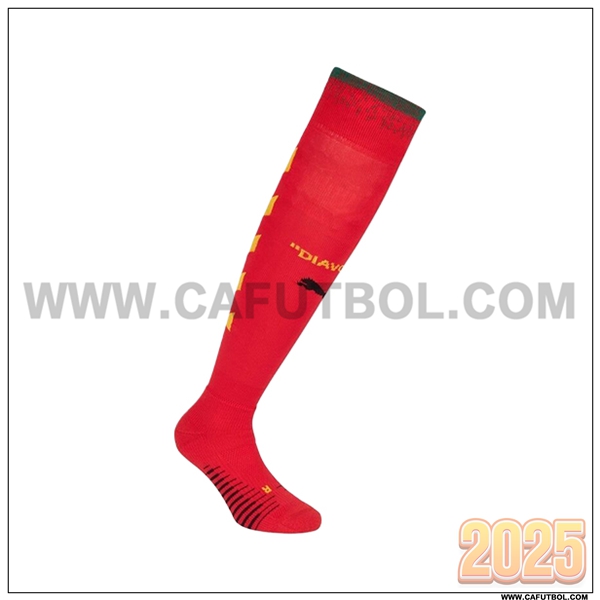 Calcetines De Futbol AC Milan Fourth Rojo 2024/2025