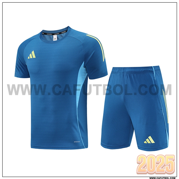 Camiseta Entrenamiento Adidas Azul 2025 2026 -02