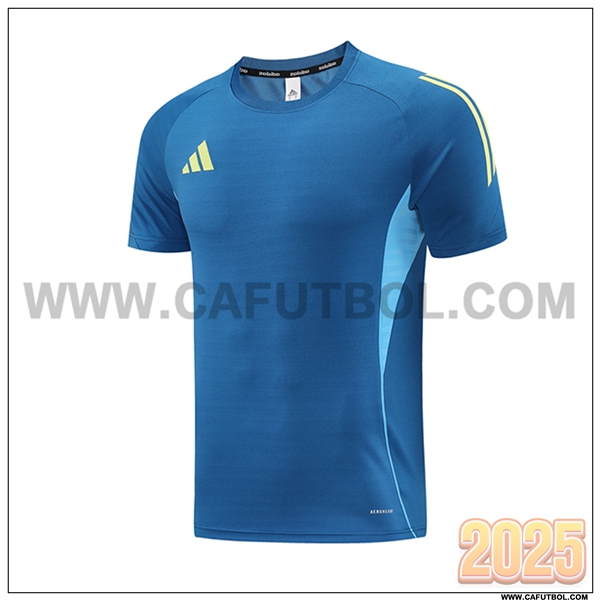 Camiseta Entrenamiento Adidas Azul 2025 2026 -02