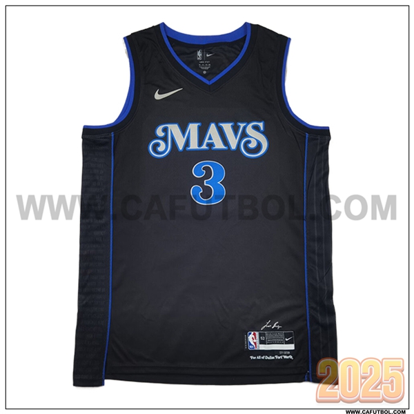 Camisetas NBA Dallas Mavericks (DAVIS #3) 2025/26 Azul/Negro