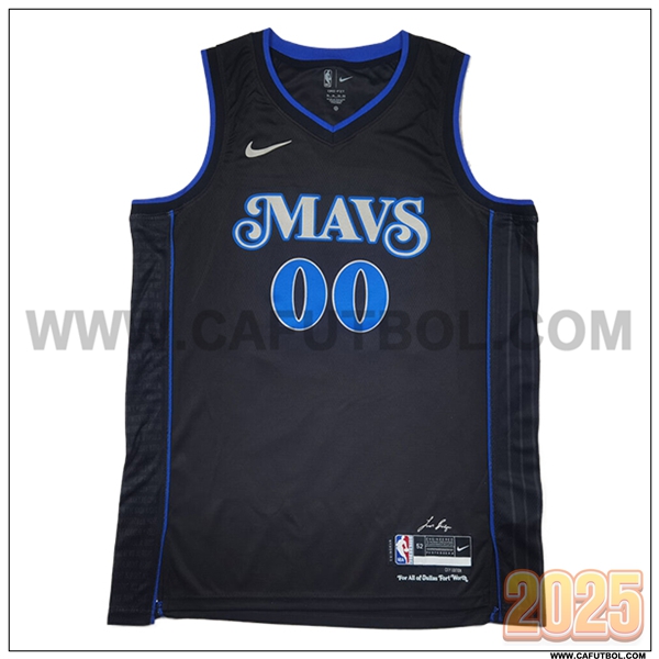 Camisetas NBA Dallas Mavericks (CHRISTIE #00) 2025/26 Azul/Negro