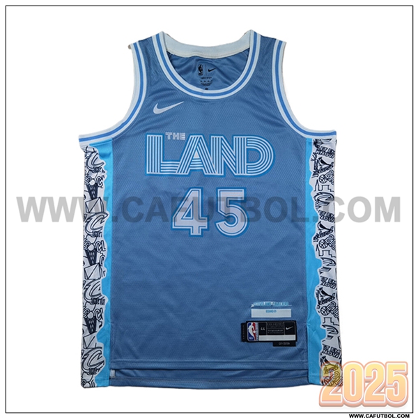 Camisetas NBA Cleveland Cavaliers (MITCHELL #45) 2025/26 Azul