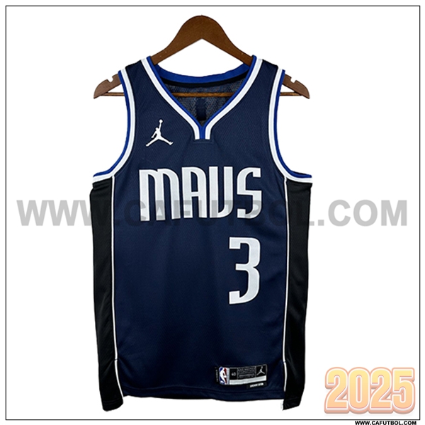 Camisetas NBA Dallas Mavericks (DAVIS III #3) 2024/25 Azul Oscuro