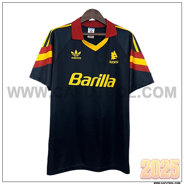 Tercero Camiseta de AS Roma Retro 1991/1992