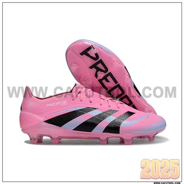 Adidas Botas De Fútbol 25 Predator Elite FG Rosa/Negro/Azul