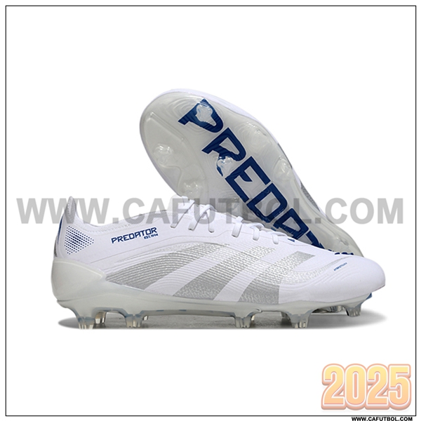 Adidas Botas De Fútbol 25 Predator Elite FG Blanco/Gris