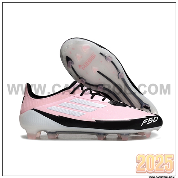 Adidas Botas De Fútbol F50 ELITE FG Rosa/Negro/Blanco