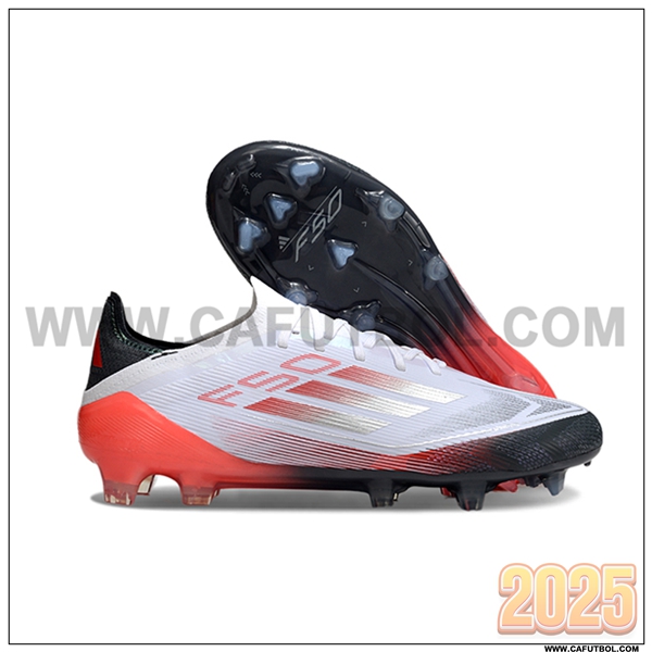 Adidas Botas De Fútbol F50 Elite FG Blanco/Naranja/Negro