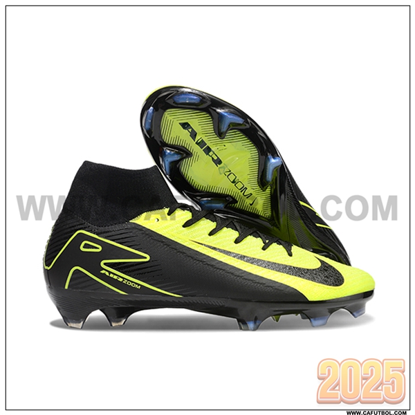 Nike Botas De Fútbol Air Zoom Mercurial Superfly IIX Elite FG Negro/Verde