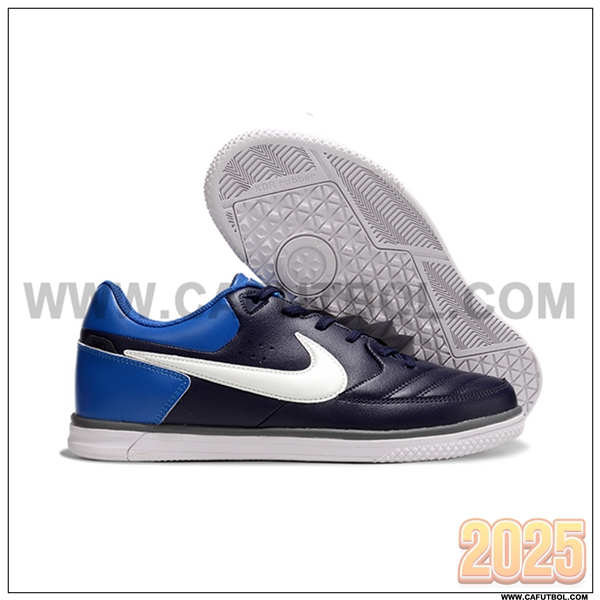 Nike Botas De Fútbol Gato IC Negro/Blanco/Azul