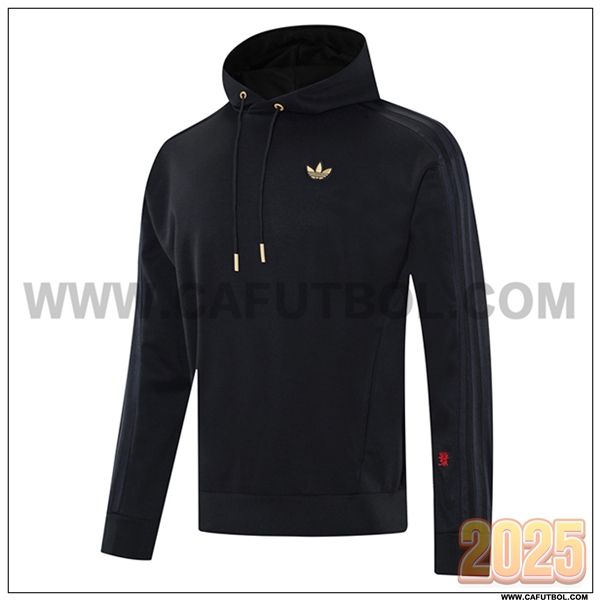 Sudadera de Entrenamiento Capucha Adidas Negro 2025 2026