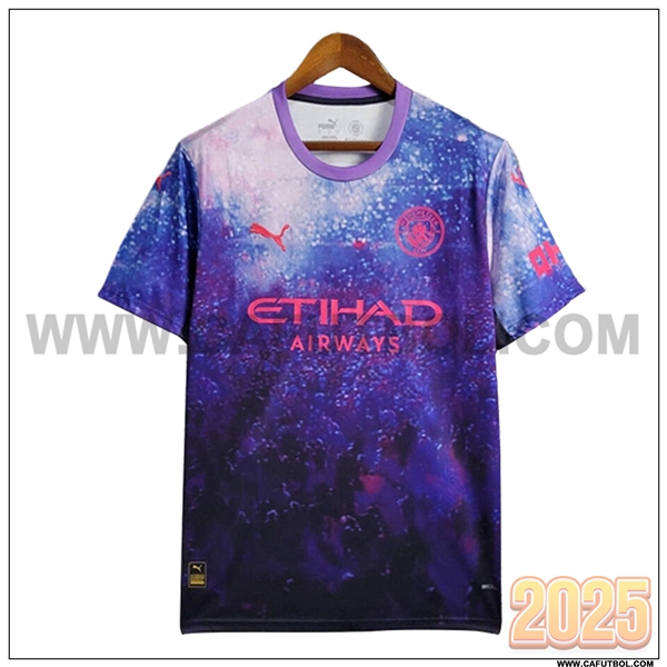 Camiseta Futbol Manchester City Purpura Edicion especial 2025 2026