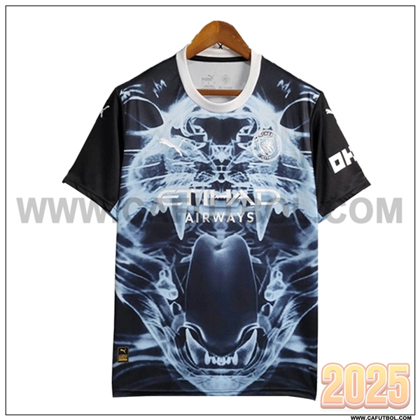 Camiseta Futbol Manchester City Azul claro Edicion especial 2025 2026