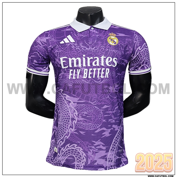 Camiseta Futbol Real Madrid Purpura Edicion especial 2025 2026