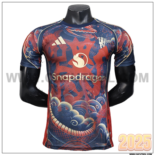 Camiseta Futbol Manchester United Rojo Edicion especial 2025 2026
