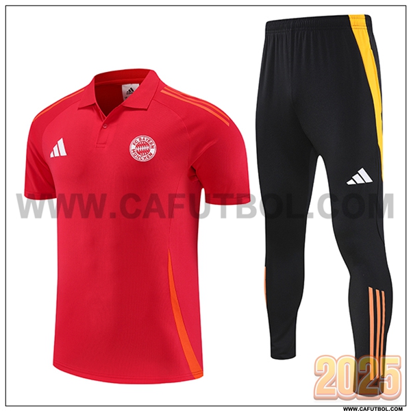 Camiseta Polo Bayern Munich Rojo 2025 2026
