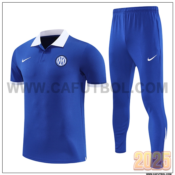 Camiseta Polo Inter Milan azul real 2025 2026