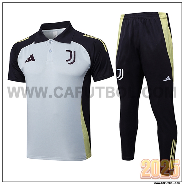 Camiseta Polo Juventus Gris/Negro 2025 2026