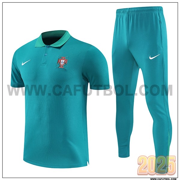 Camiseta Polo Portugal Verde 2025 2026