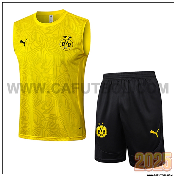 Camiseta Entrenamiento sin mangas Dortmund Amarillo 2025 2026