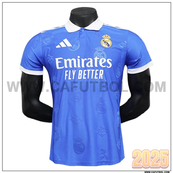 Camiseta Polo Real Madrid Azul 2025 2026