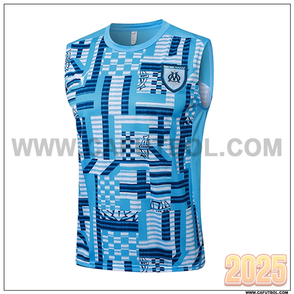 Chalecos de Futbol Marsella Azul 2025 2026