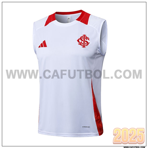 Chalecos de Futbol Internacional Blanco/Rojo 2025 2026
