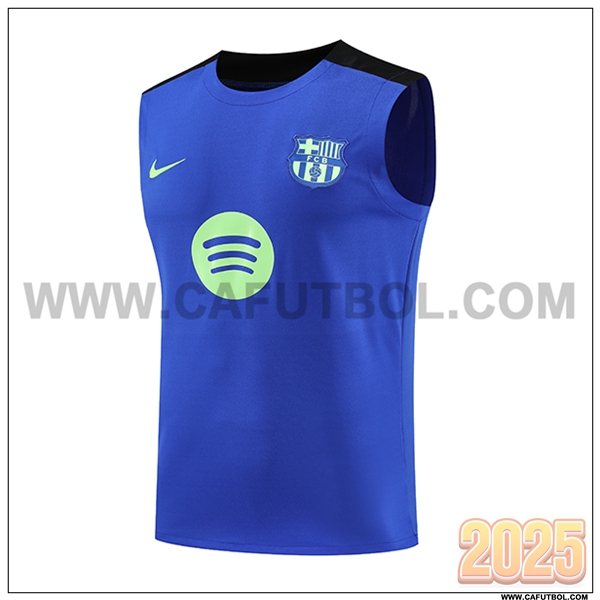 Chalecos de Futbol FC Barcelona Azul/Negro/Verde 2025 2026