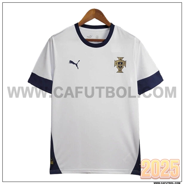 Camiseta Entrenamiento Portugal Blanco/Azul 2025 2026