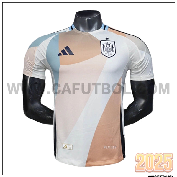 Camiseta Entrenamiento España Blanco/Naranja/Azul 2025 2026