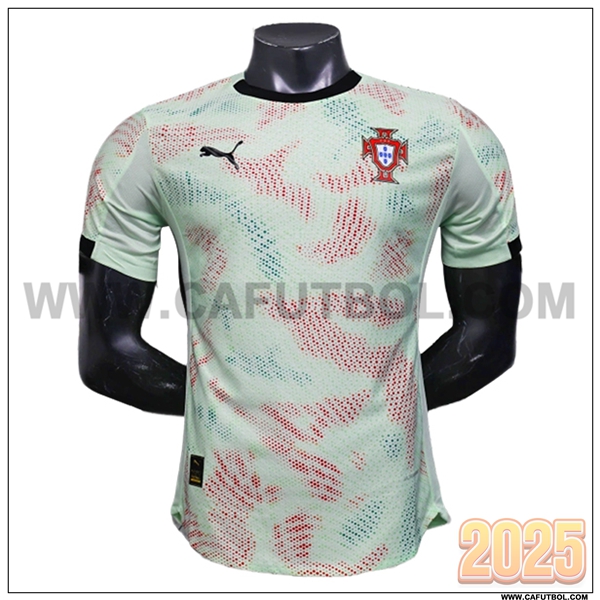 Camiseta Entrenamiento Portugal Verde/Rojo 2025 2026