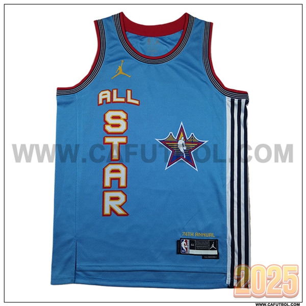 Camisetas NBA American All-Star (JAMES #23) 2024/25 Azul/Rojo