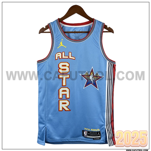 Camisetas NBA American All-Star (LILLARD #0) 2024/25 Azul/Rojo
